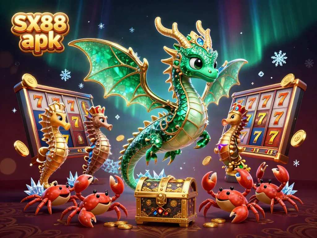 Play thrilling games with SX88 apk in a dynamic underwater casino atmosphere.